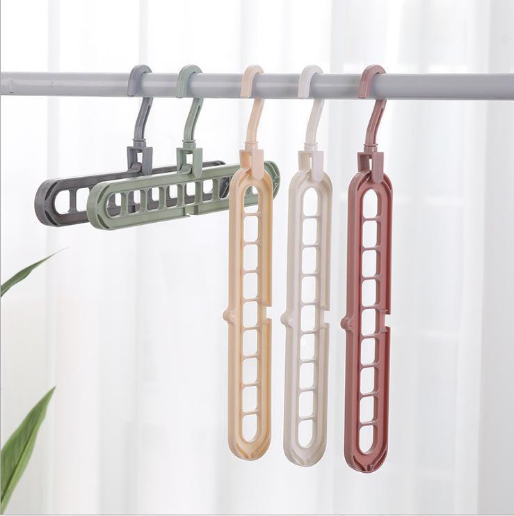 Space Saving Clothes Hanger Connector – Multi-Port Closet Organizer Hook