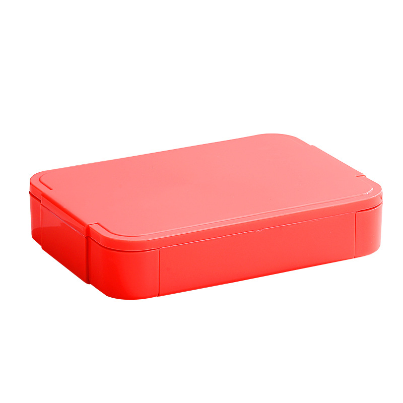 Leakproof Bento Lunch Box for Kids – 6-Compartment Food Container with Lid, BPA-Free, Portable Design