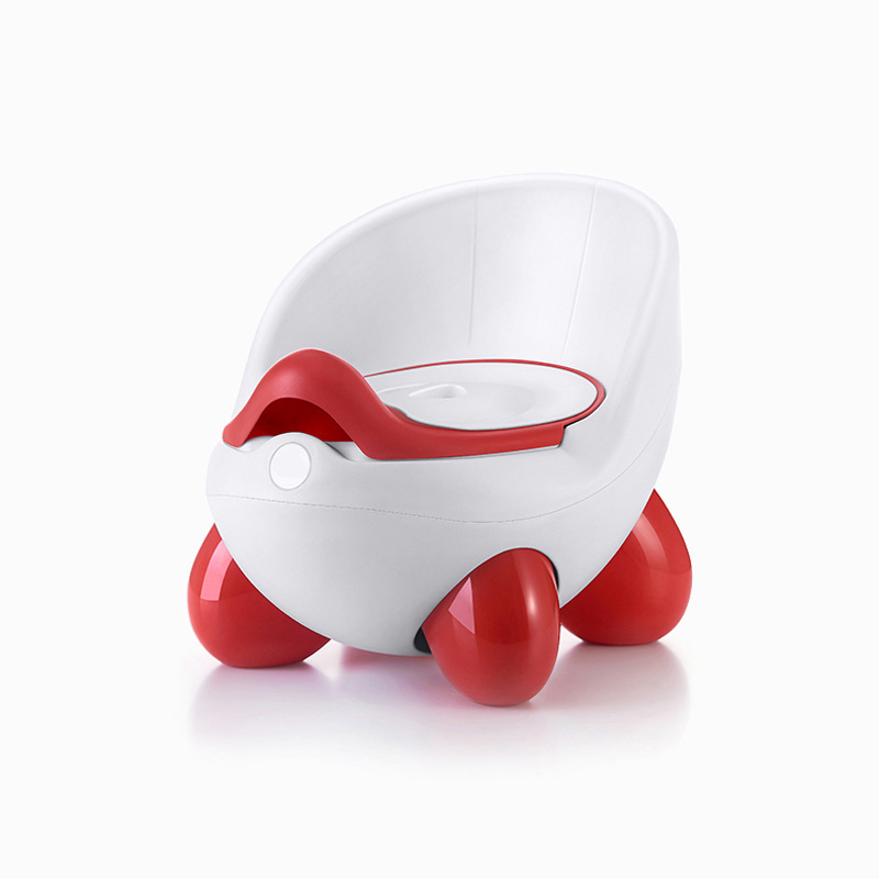 Toddler Potty Training Seat – Car-Shaped Kids Toilet Chair with Backrest and Removable Bowl
