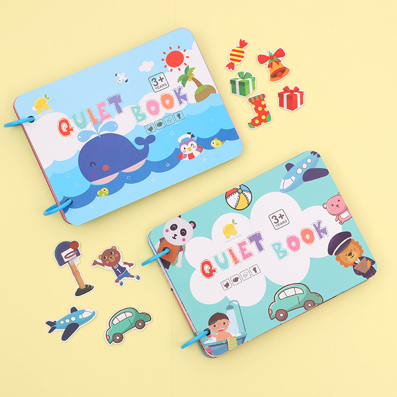 Quiet Book for Toddlers – Montessori Educational Activity Book for Kids Aged 3+