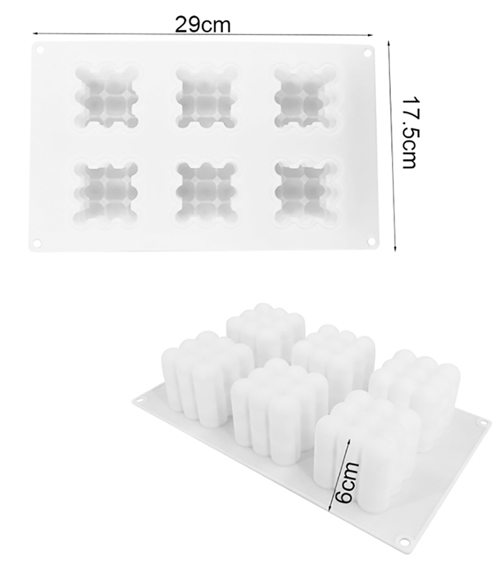 3D Cloud Silicone Cake Mold – Multi-Cavity Mousse Dessert & Baking Tray