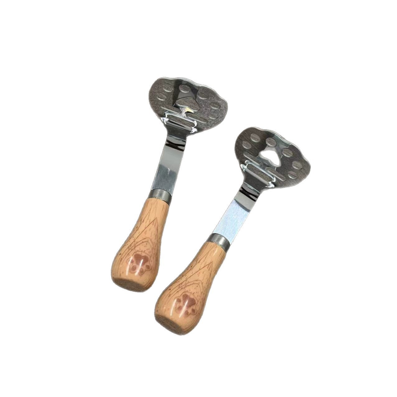 Wood Handle Bottle Opener – Manual Stainless Steel Cap Remover for Beer & Soda