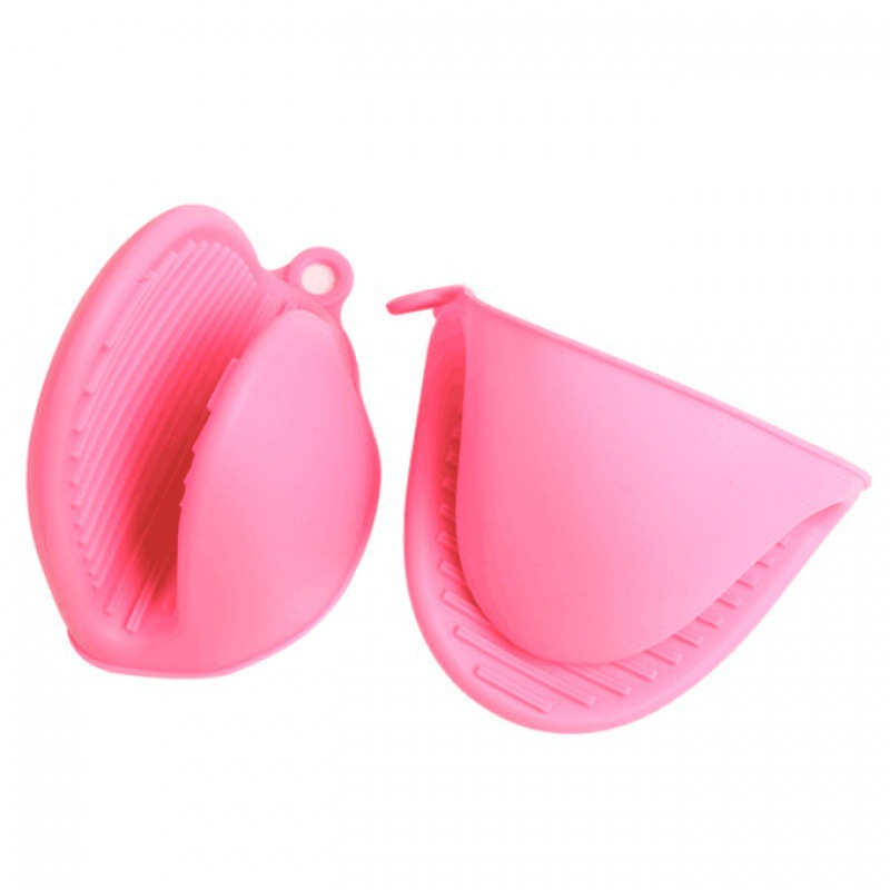 Silicone Pinch Grip Mitts – Heat Resistant Mini Oven Gloves for Kitchen Use