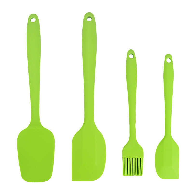4-Piece Silicone Spatula and Basting Brush Set – Heat-Resistant Baking & Cooking Utensils