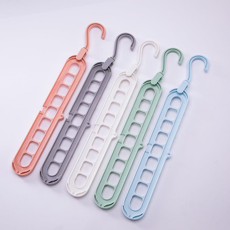 Space Saving Clothes Hanger Connector – Multi-Port Closet Organizer Hook