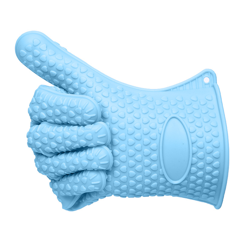 Silicone Heat Resistant Non-Slip Kitchen Glove – High-Temperature Oven Mitt for BBQ, Cooking & Baking
