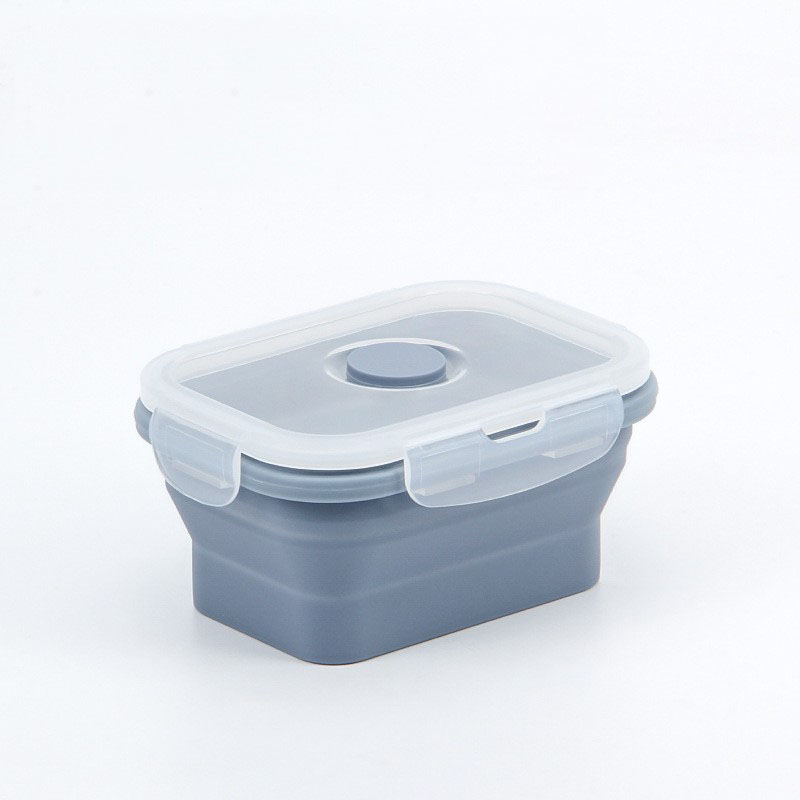 4-Pack Collapsible Silicone Food Containers – Leakproof BPA-Free Meal Prep Lunch Box Set