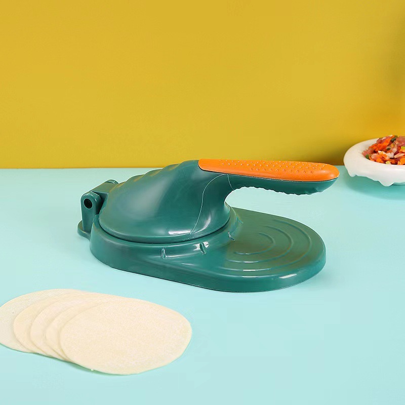 Manual Tortilla Press – Handheld Roti & Dumpling Dough Presser with Non-Slip Handle