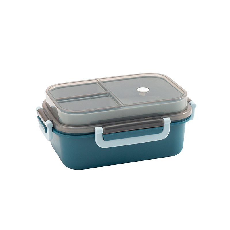 3-Compartment Leakproof Lunch Box – BPA-Free Bento Box with Utensils for Kids & Adults