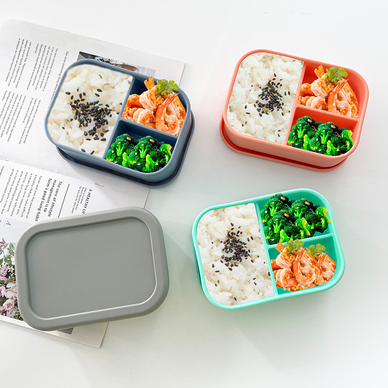 Make Baby Meals Easy with a Portable Kitchen Silicone Bento Lunch Box