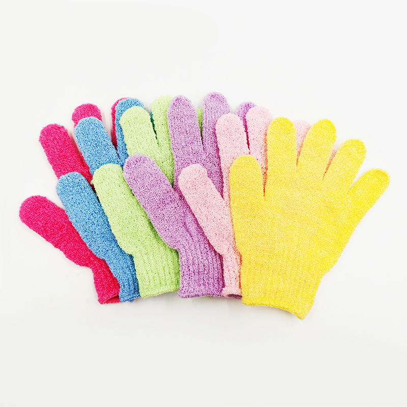 Exfoliating Bath Gloves – Body Scrub Shower Gloves for Deep Cleansing & Skin Smoothing