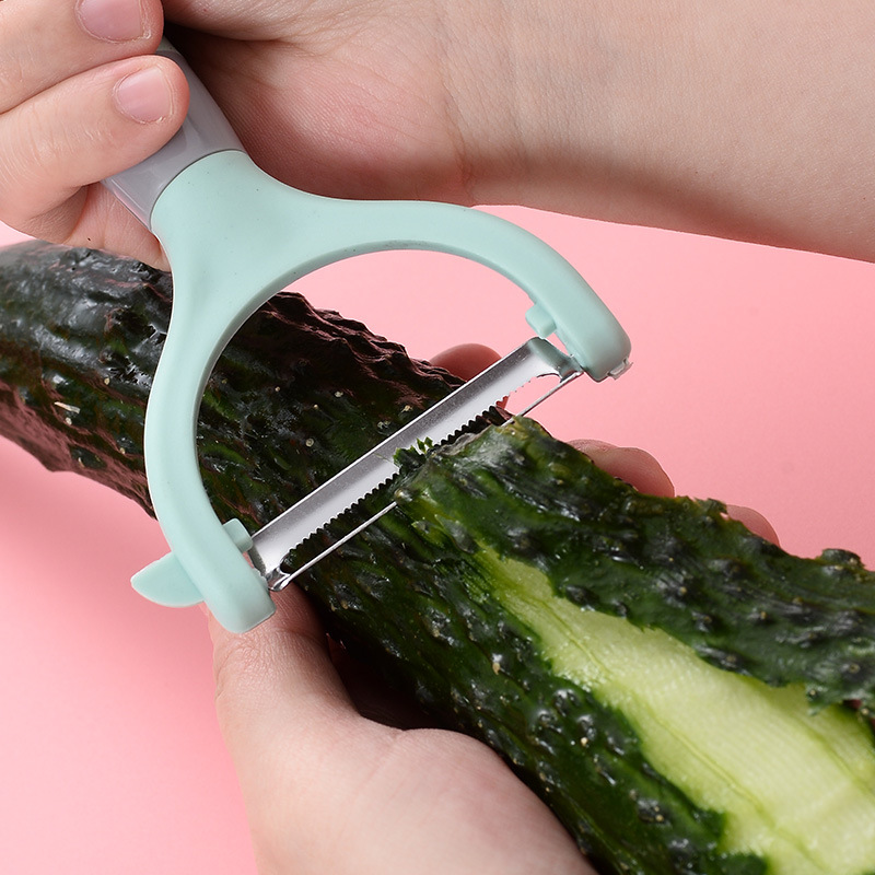 Stainless Steel Y Peeler – Serrated Vegetable & Fruit Peeler with Ergonomic Handle
