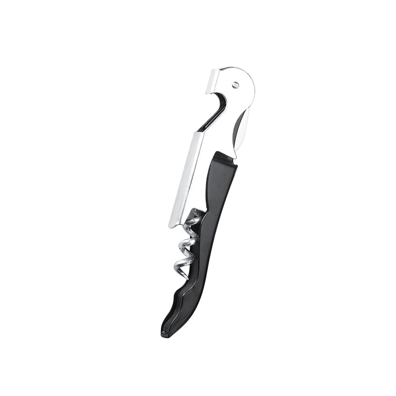 3-in-1 Waiter's Corkscrew – Double Hinged Wine Bottle Opener with Foil Cutter