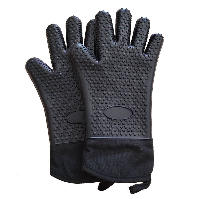 Heat Resistant Silicone Oven Mitt – Non-Slip Waterproof Kitchen Baking Glove