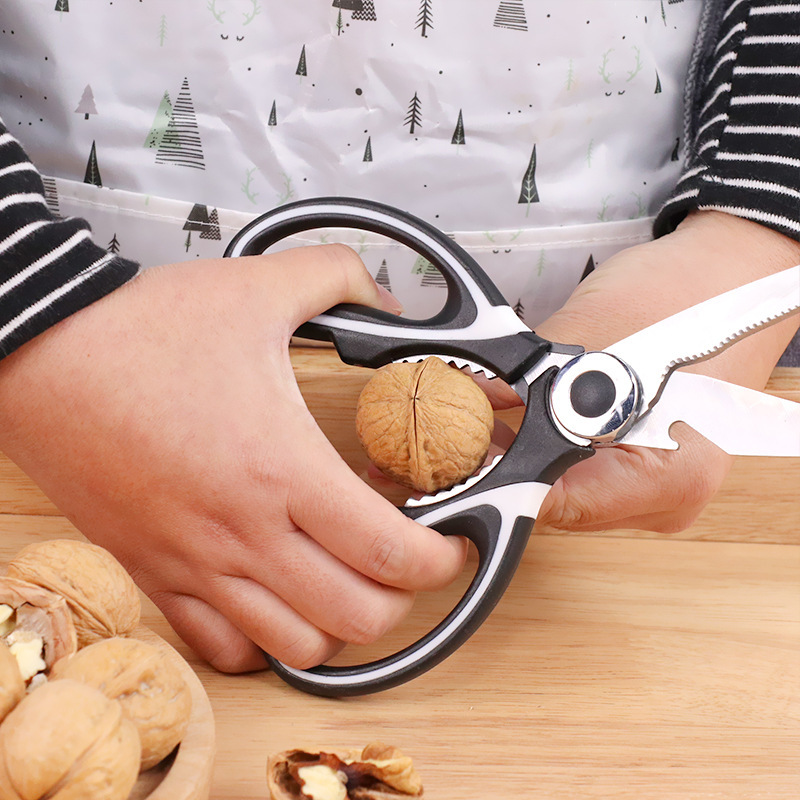 Heavy Duty Multipurpose Kitchen Scissors – Stainless Steel Kitchen Shears for Meat, Poultry, Seafood, Vegetables & Bottle Opening