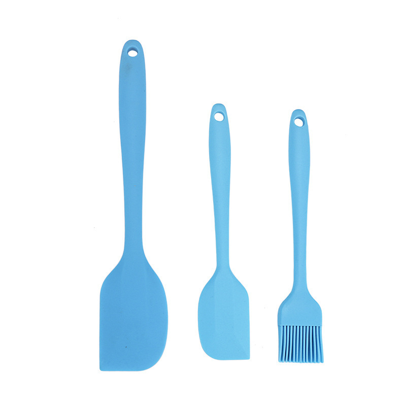 3-Piece Silicone Spatula & Basting Brush Set – Heat Resistant Non-Stick Kitchen Utensils