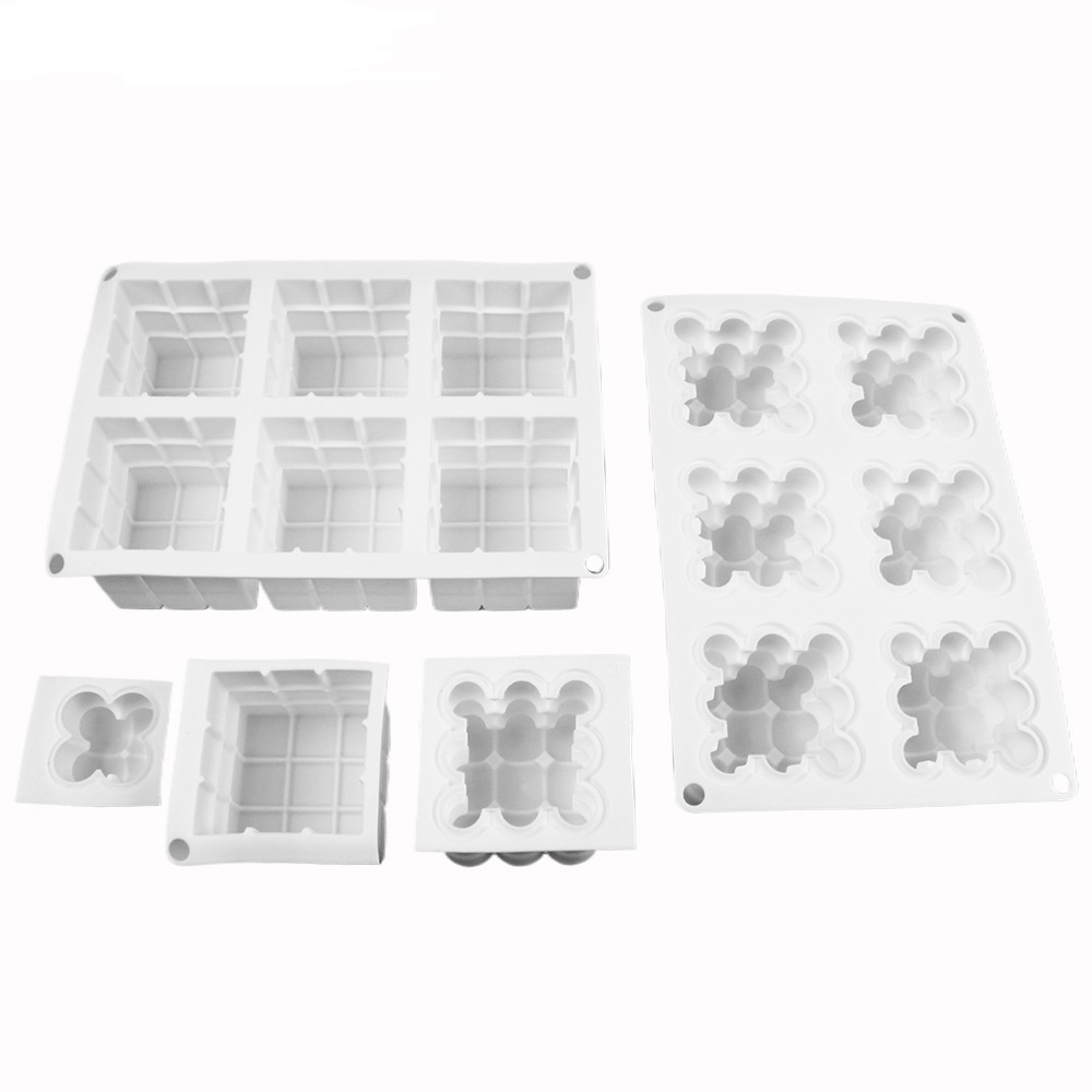3D Cloud Silicone Cake Mold – Multi-Cavity Mousse Dessert & Baking Tray