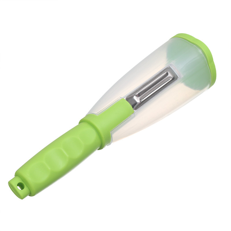 Multifunctional Vegetable Peeler with Storage Container – Ergonomic & Safe Design