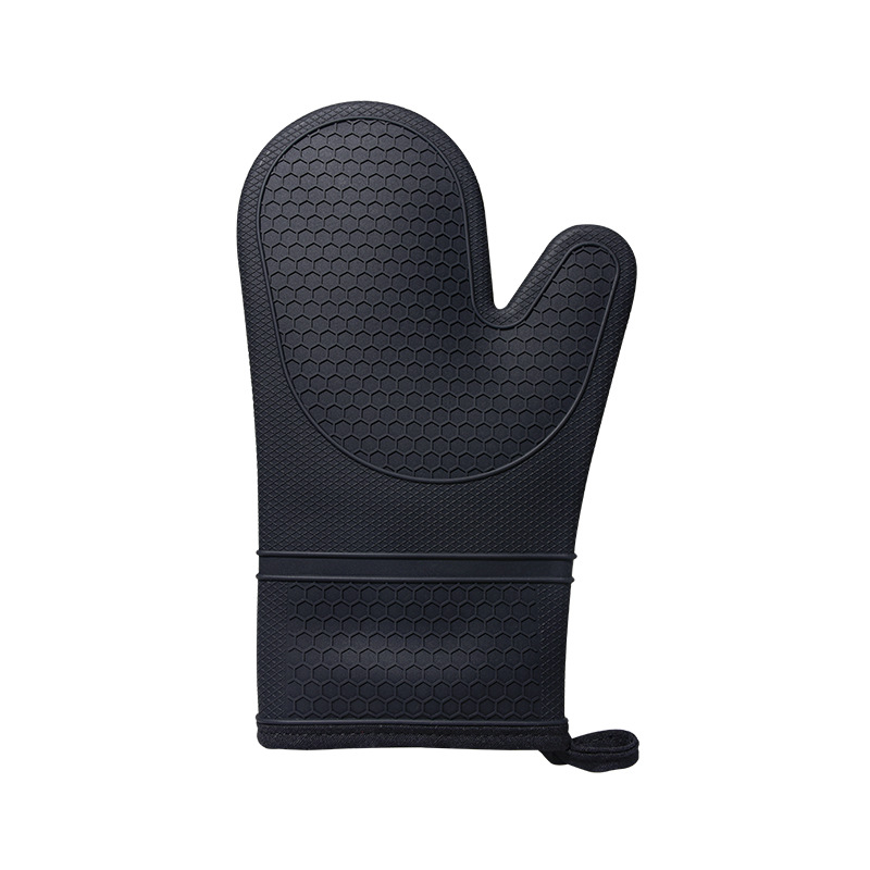 Heat Resistant Silicone Oven Mitts – Non-Slip Kitchen Gloves for Baking & BBQ