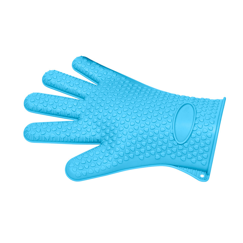 Silicone Heat Resistant Non-Slip Kitchen Glove – High-Temperature Oven Mitt for BBQ, Cooking & Baking