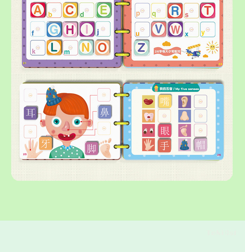 Montessori Busy Book for Toddlers – Cognitive Logic & Learning Activity Book for Kids Aged 2+