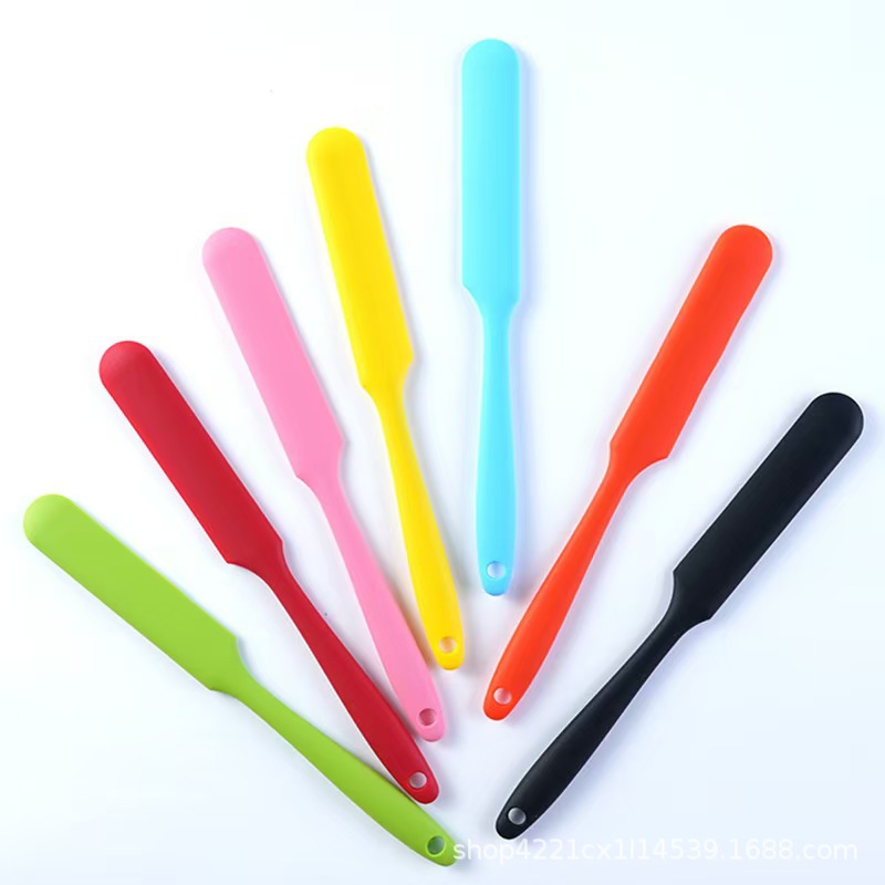 6-Piece Red Silicone Spatula Set – Heat Resistant Baking & Cooking Utensils with One-Piece Design