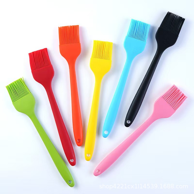 6-Piece Red Silicone Spatula Set – Heat Resistant Baking & Cooking Utensils with One-Piece Design