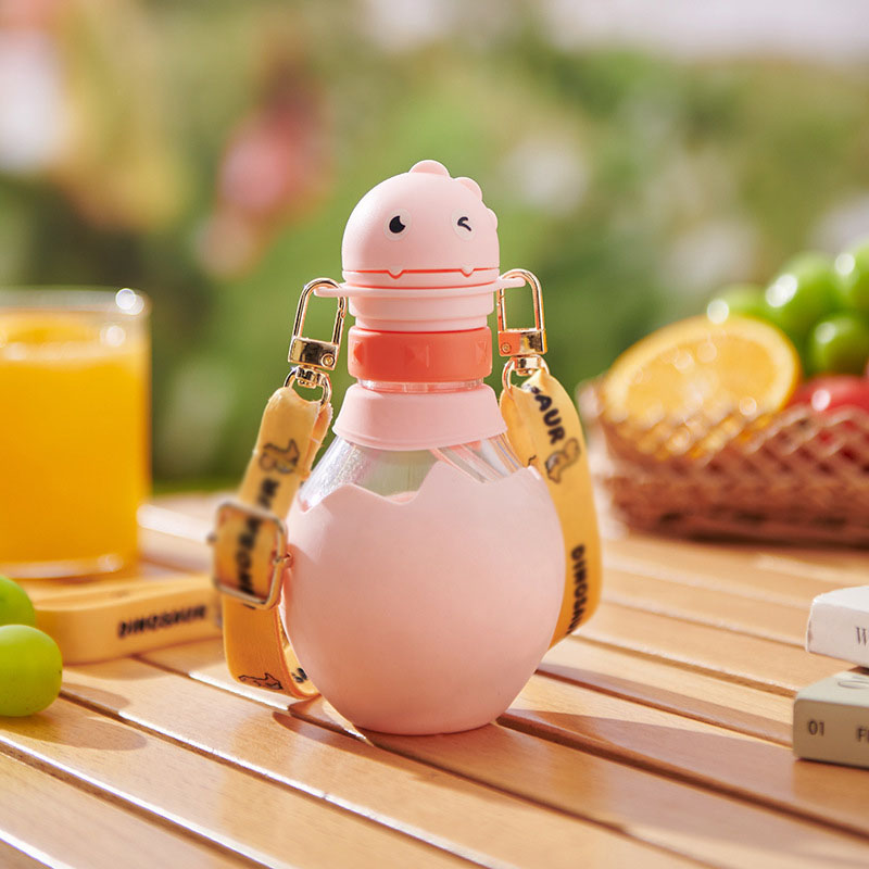 Cute Cartoon Silicone Straw Lid – Leakproof Drink Cover for Baby & Toddler Bottles
