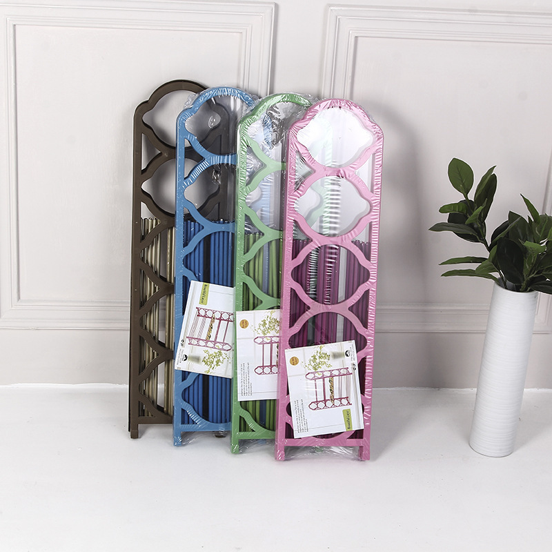 Multicolor Plastic Shoe Rack – 5-Tier Lightweight Storage Organizer for Entryway, Closet, or Dorm Room