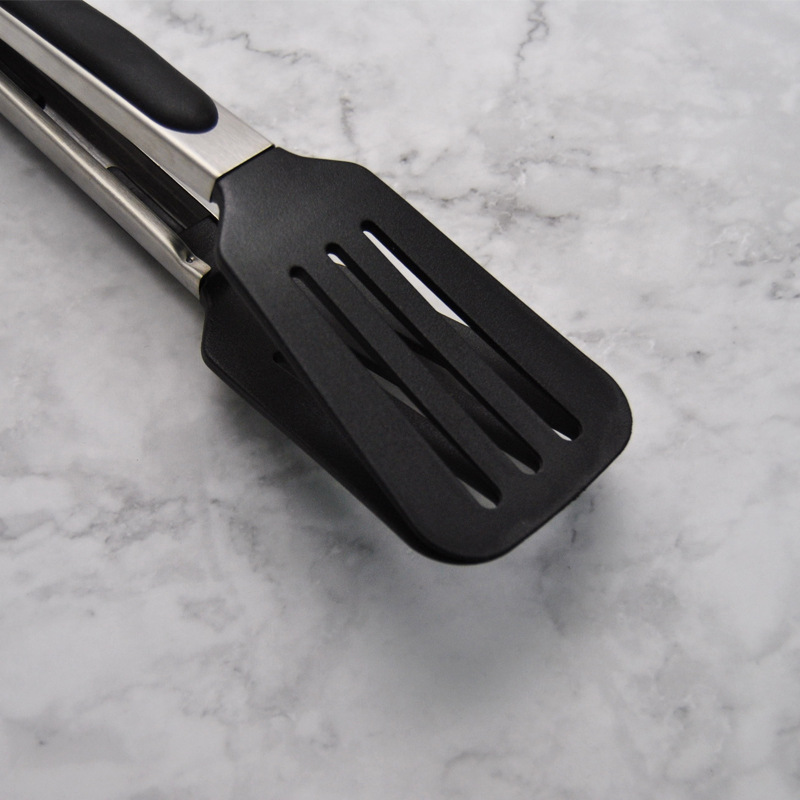3-in-1 Stainless Steel Kitchen Tongs Set – Multifunction Pasta, Salad & Slotted Serving Tools