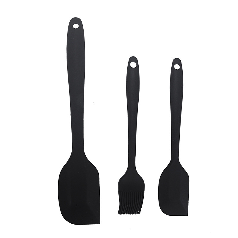 3-Piece Silicone Spatula & Basting Brush Set – Heat Resistant Non-Stick Kitchen Utensils