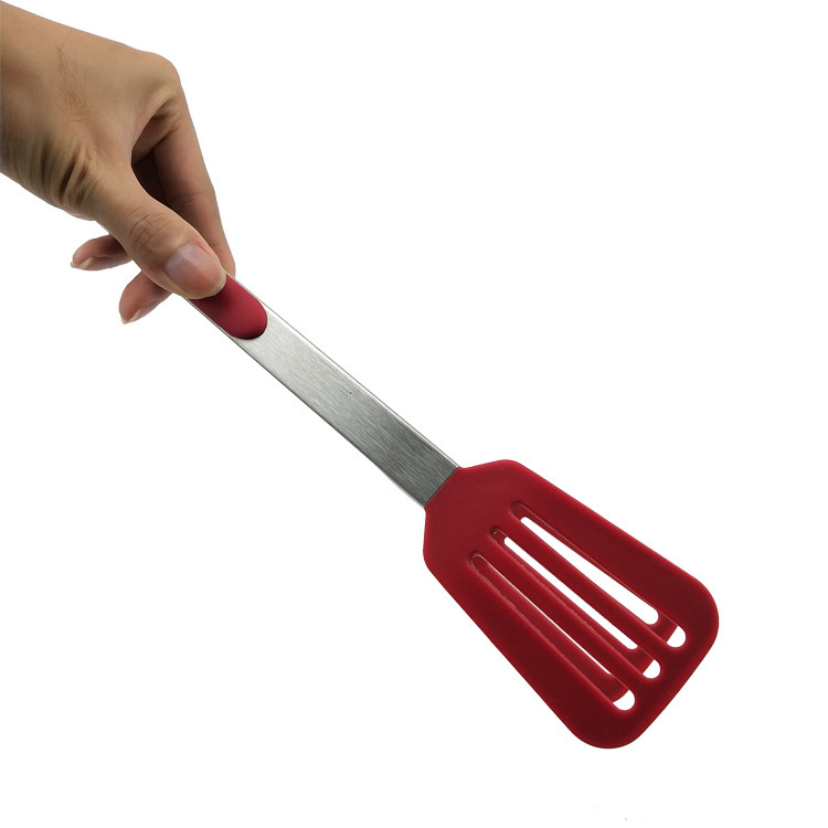 Stainless Steel & Silicone Kitchen Tongs – Non-Slip Heat Resistant Cooking Utensils (7