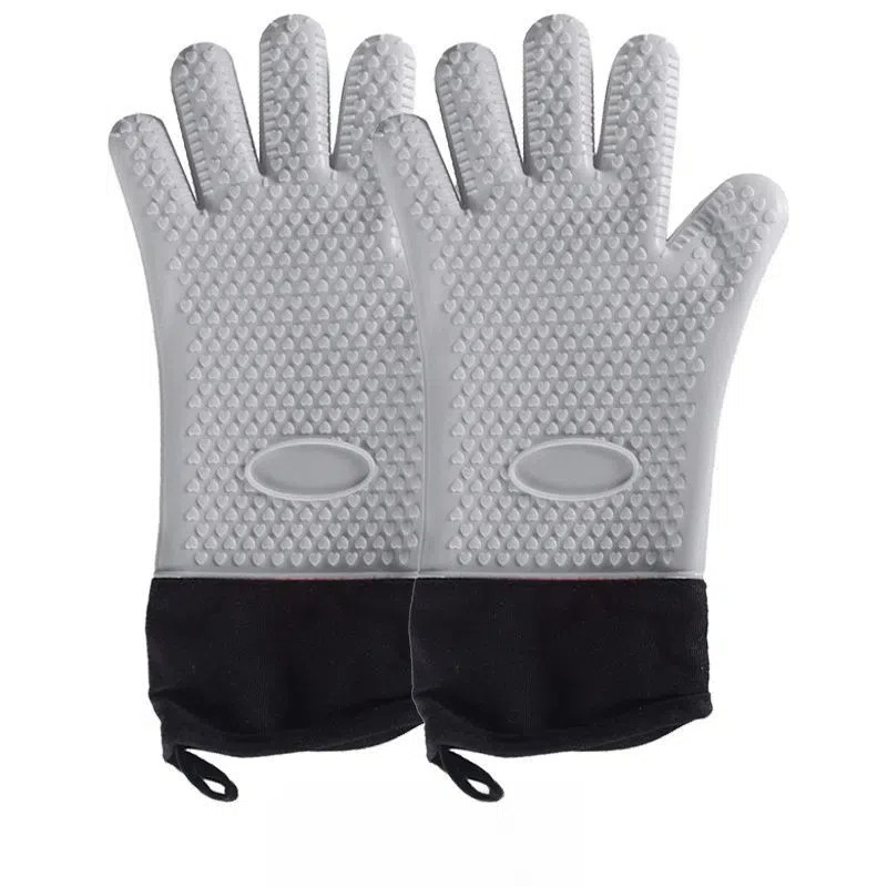 Heat Resistant Silicone Oven Mitt – Non-Slip Waterproof Kitchen Baking Glove