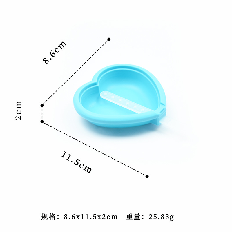 Heart-Shaped Silicone Popsicle Mold – Reusable Ice Cream Maker for Kids and DIY Treats