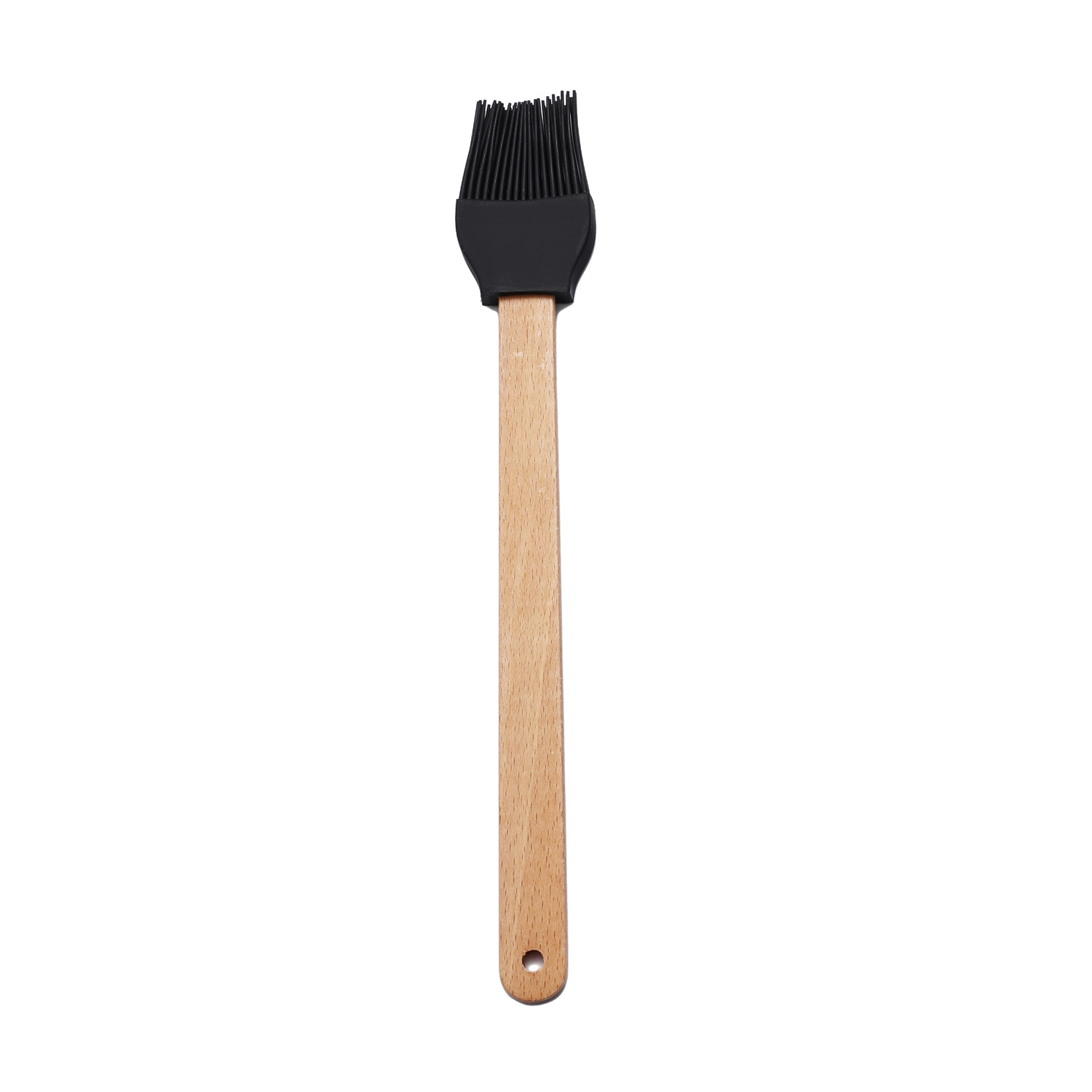 Silicone Basting Brush with Wooden Handle – Heat Resistant Kitchen Pastry Brush for Baking & BBQ