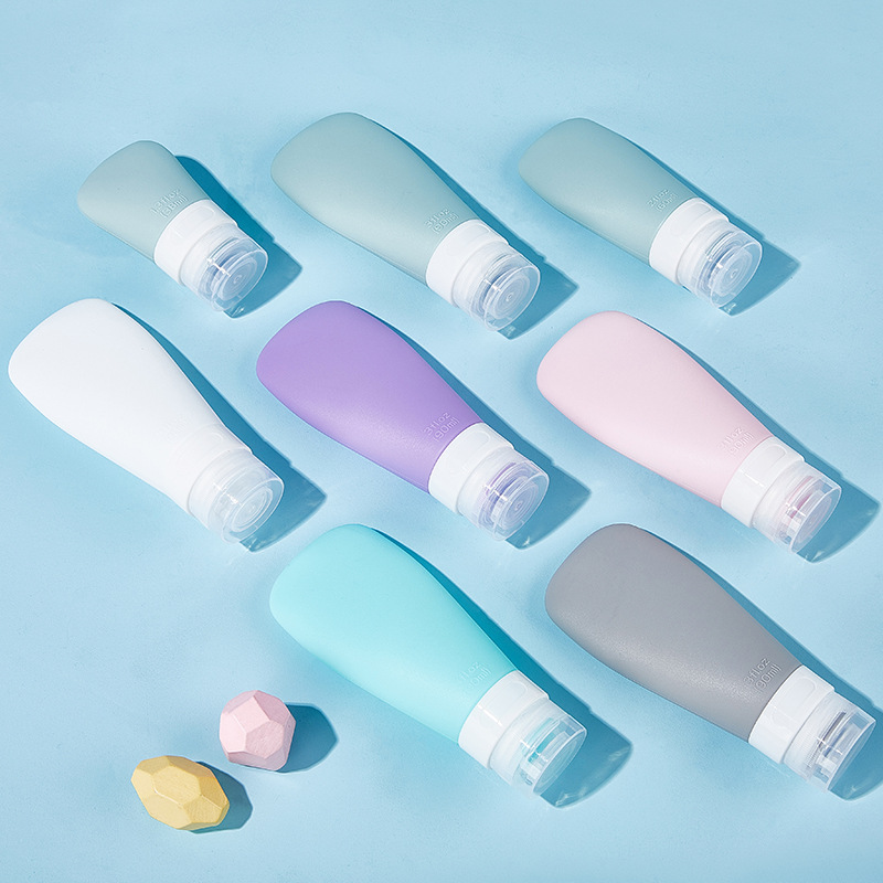 Travel Silicone Squeeze Bottles – 90ml TSA Approved Refillable Toiletry Containers