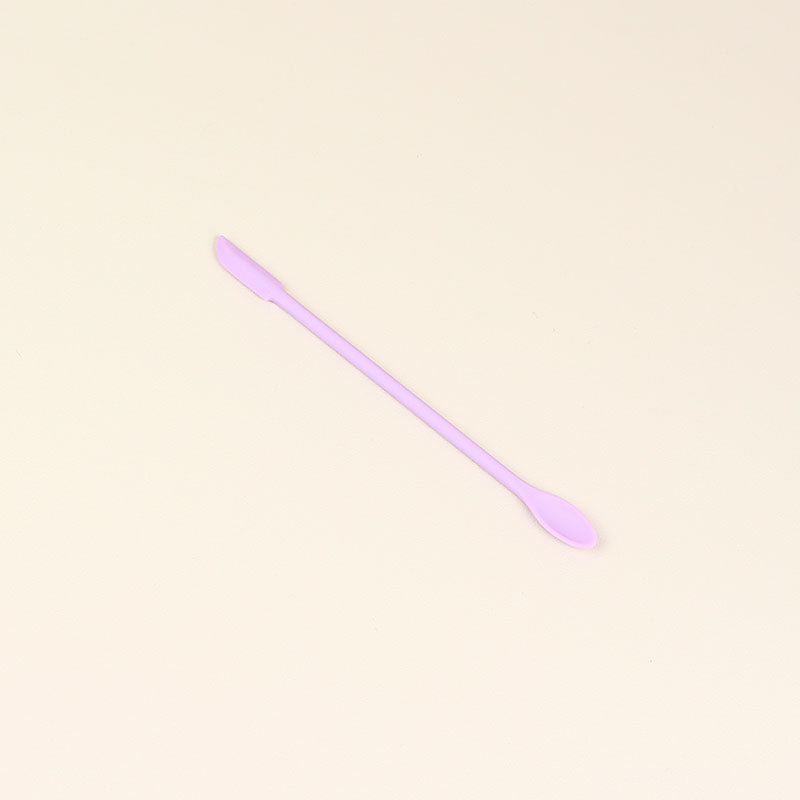 Double-Ended Silicone Spatula Spoons – Mini Scraper Tools for Jar, Makeup, Kitchen & Skincare Use