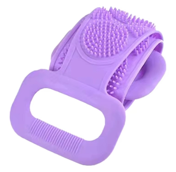 Silicone Body Scrubber - Soft and Flexible Exfoliating Brush for Smooth Skin
